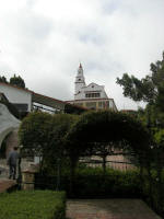 Church and monastery on Montserrate overlooking Bogota